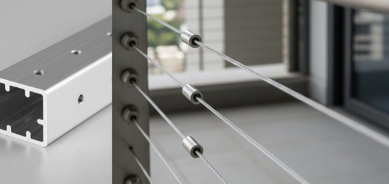 Modern Invisible Grills Installation