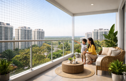Balcony safety nets for children safety Coimbatore blog