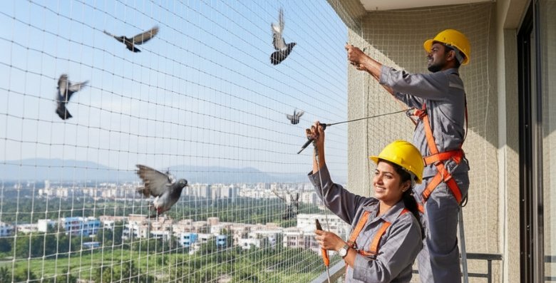 Professional Pigeon Nets Installation in RS Puram
