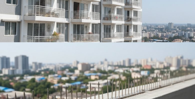 Anti-Bird Nets Installation in Race Course