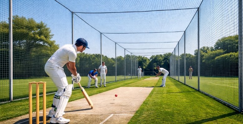 Cricket Practice Nets Installation in Saravanampatti