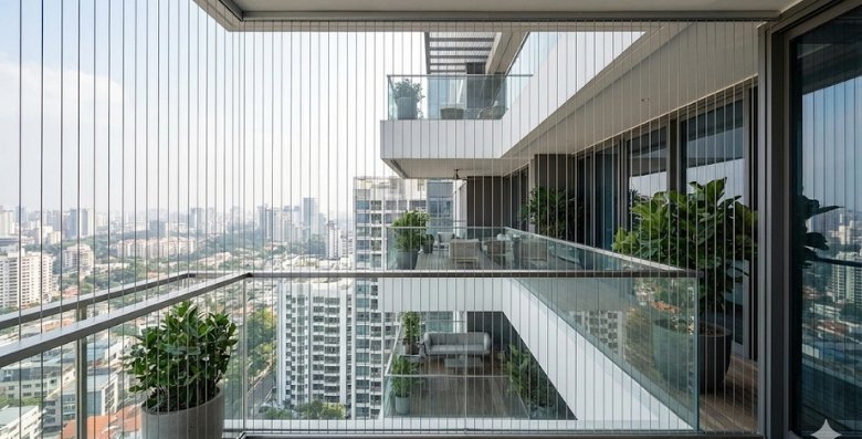 Invisible Grills Installation in Avinashi Road