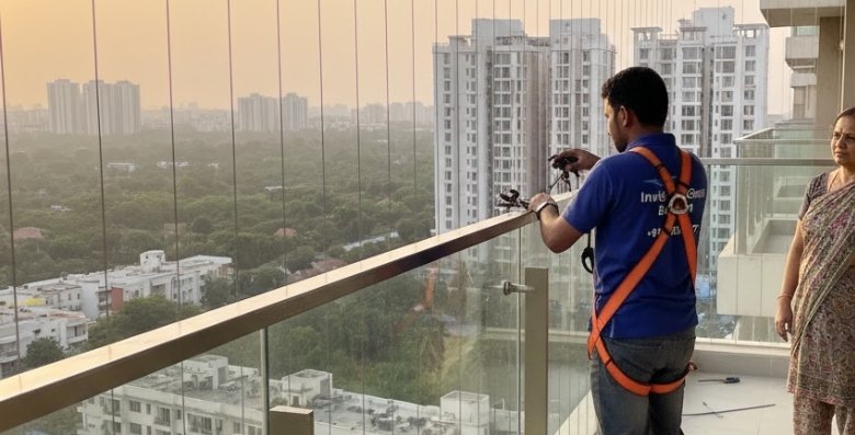 Professional Invisible Grill Installation in Avinashi Road